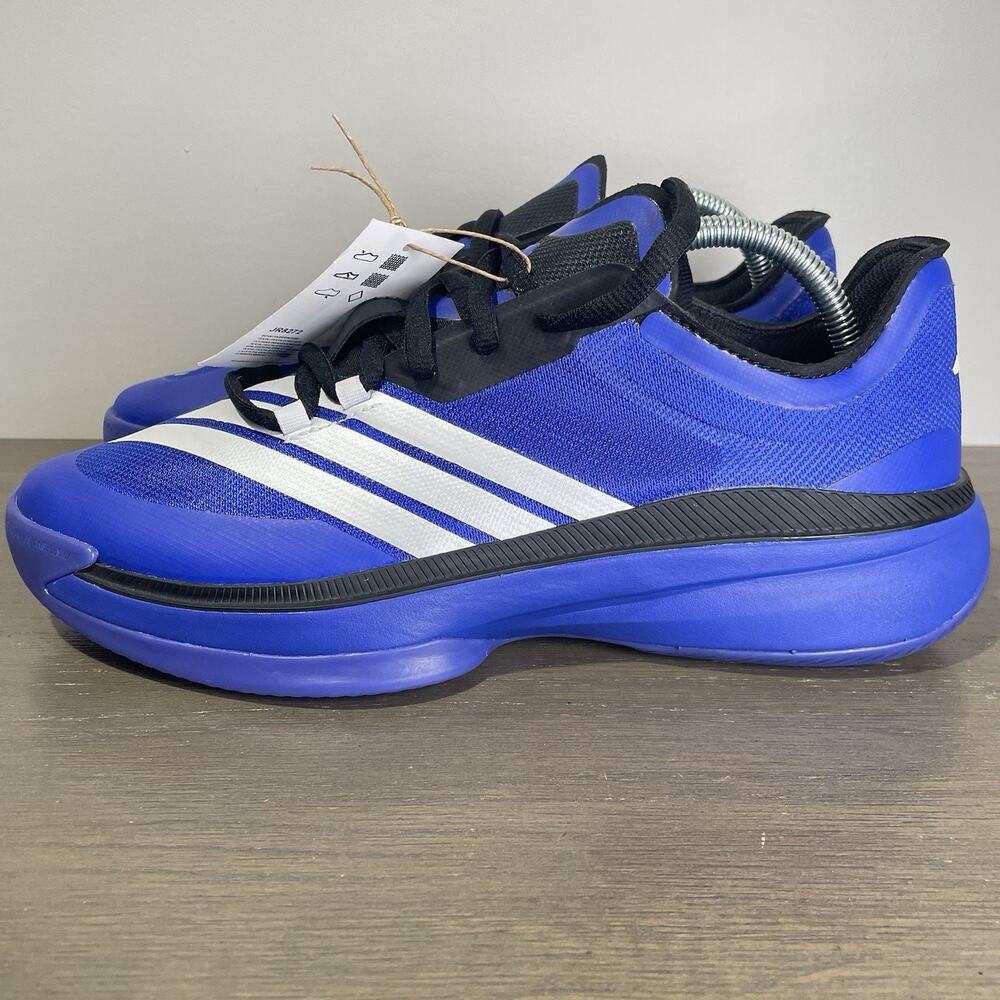 Adidas Mens Size 9 Shoes NEW FLAW Adizero Select 3.0 Basketball Blue JR8272